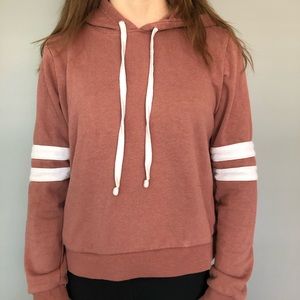 pinkish forever 21 hoodie